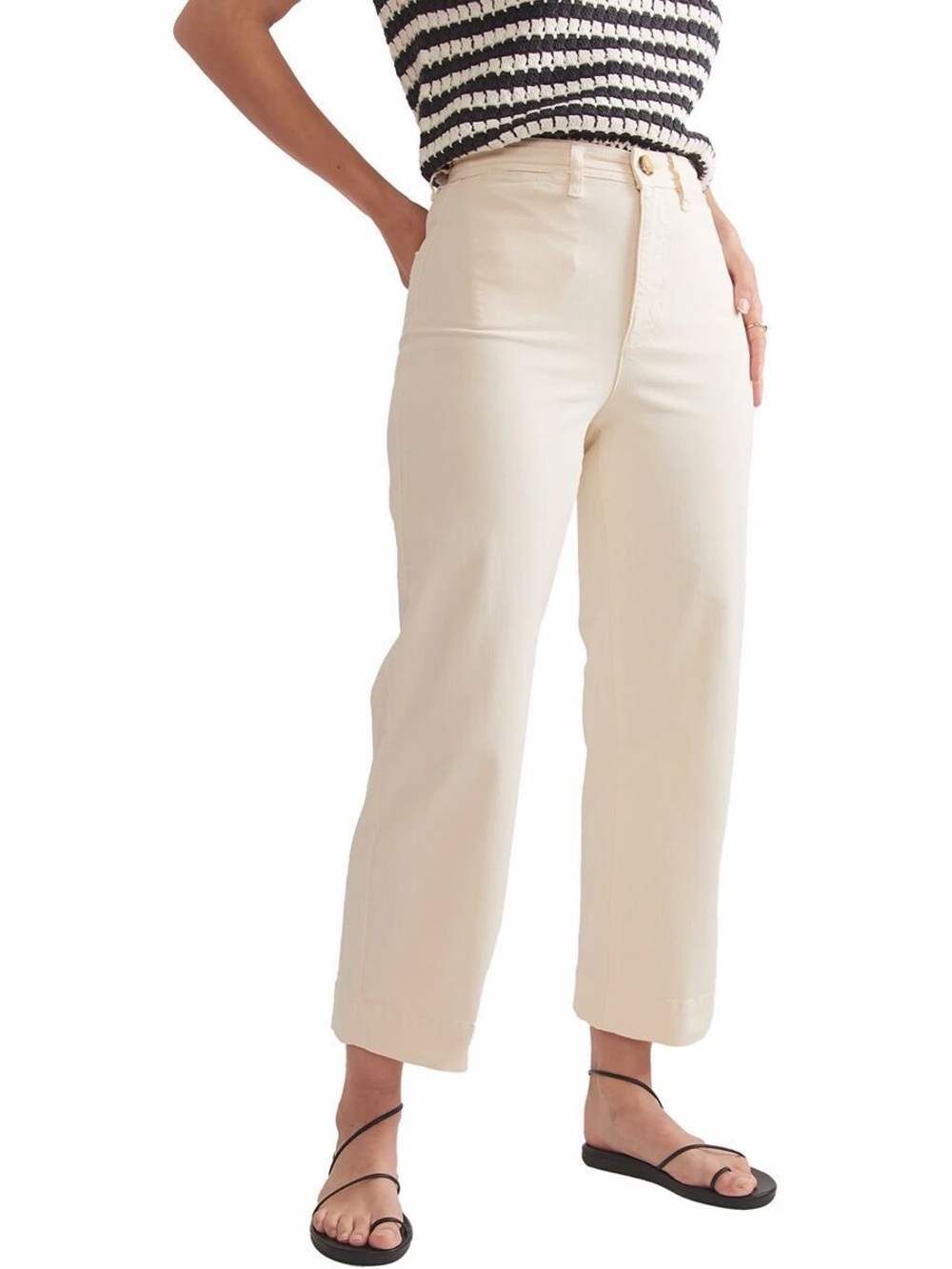 Marine Layer Bridget Wide Leg Crop Pant